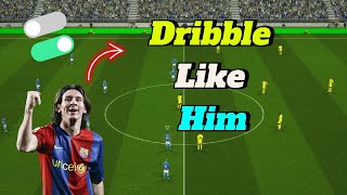 How to Dribble WITHOUT any SKILLS 🔥 eFootball 2025 Mobile 🎮 [upl. by Sukul]