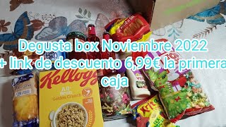 Degusta box Noviembre 2022  link de descuento 699 [upl. by Atikkin738]