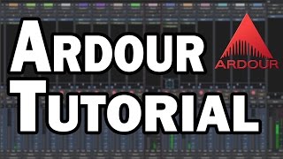 Ardour Tutorial  Digital Audio Workstation for Linux [upl. by Chapin]