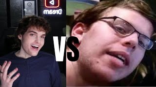 Technoblade face reveal VS dream face reveal comparison [upl. by Enilegna]