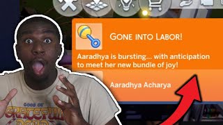 Aaradhya Is Going Into LABOR  Sims 4 Lets Play Episode 180 [upl. by Asiuol]