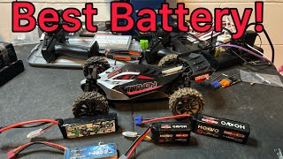 Arrma Typhon BLX Grom Battery Options [upl. by Aramat]