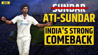 IND Vs NZ Highlights Washington Sundar Makes Return to Test Cricket with Stunning SevenWicket Haul [upl. by Ralfston]