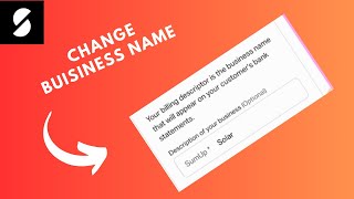 how to change business name on sumup [upl. by Lydie445]