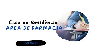 Questões de Cálculo Farmacêutico  Questões de Residência Multiprofissional  Área Farmacêutica [upl. by Strain702]