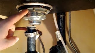 How to Replace A Kitchen Sink Strainer [upl. by Ensoll]