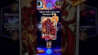 Agonizing opponents🥶🥶 shortvideo agony destroydeck marvelsnap gaming [upl. by Eciram]