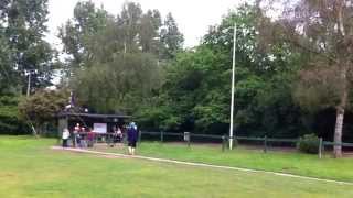 My cousin going down the zip wire at kingswood may 2014 [upl. by Ynatsed]