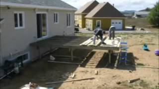 How to Build a Deck  Patio Decking DIY Garden Decking How to Lay Decking Timber Woodwork Plans [upl. by Fonzie]