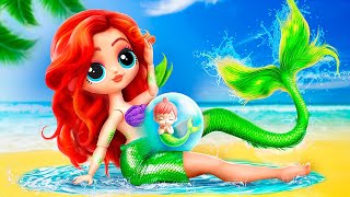 Ariel Became a Mommy 31 Mermaid DIYs for LOL OMG [upl. by Lenox]