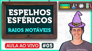 Espelhos Esféricos O que são  Raios Notáveis  Aula de Física  LIVE005 [upl. by Lindeberg]