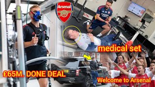 arsenal transfer today✅ arsenal Agree to sign best striker🤝 Medicals scheduled✍️ DONE DEAL✅ [upl. by Aitercul]