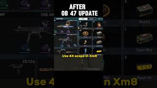 Use 4x Scope In Xm8 After Ob 47 Update 😱 shorts [upl. by Benco]