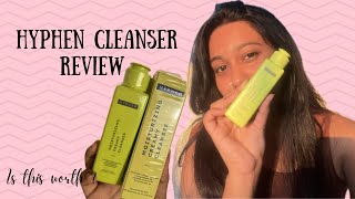 Hyphen cleanser review skincare product💚 [upl. by Nigrom]