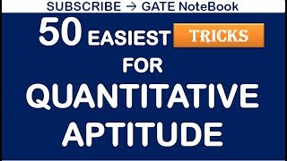 50 Easiest TRICKS to Solve Quantitative Aptitude Problems Unacademy Discount code  HELLOSONU01 [upl. by Nesyrb]