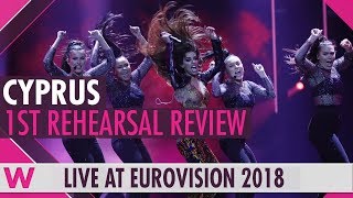 Cyprus First Rehearsal Eleni Foureira quotFuegoquot  Eurovision 2018 Review  wiwibloggs [upl. by Johann901]