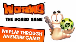 Worms The Board Game  Full Game Play [upl. by Efinnej]