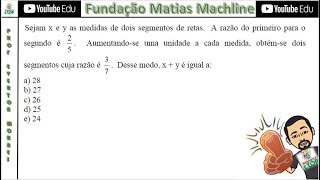 Fundação Matias Machline  Questão 53  Exame de Seleção 2011 [upl. by Bernardi]