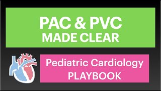 PAC premature atrial contraction and PVC premature ventricle contraction MADE CLEAR [upl. by Einnod]