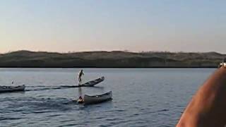 Mens Gunwale Pumping at the Gunflint Trail Canoe Races [upl. by Irelav]