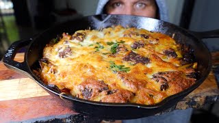 PASTELON DE PLATANO MADURO Y BISTEC ENCEBOLLADO CON EL BISTEC BLANDITO COMO EL DE MI ABUELA [upl. by Nee]