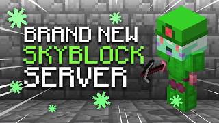 BRAND NEW OP SKYBLOCK SERVER OF 2024  Minecraft Skyblock  18  121 [upl. by Gilemette329]