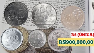 QUEM TIVER ESSA MOEDA ANTIGA RARAVENDE POR 900 MIL REAIS FÁCIL [upl. by Yung]