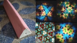 How To Make Kaleidoscope With 3 Scale At HomeDIY KaleidoscopeScience ProjectSchool Project [upl. by Asiluj771]