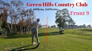 Green Hills Country Club Front 9  An Alister MacKenzie Course [upl. by Bronwen]