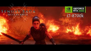 Hellblade 2 rtx 2080  i7 8700k [upl. by Caylor]