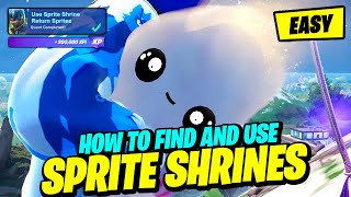 How to Use Sprite Shrine amp Return Sprites to a Sprite Shrine to Receive a Boon  Fortnite [upl. by Annemarie]