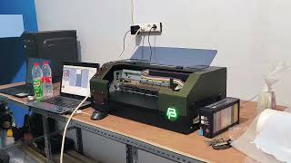 Printer dtf Bertha zero V3 training di Cakung [upl. by Lleze]