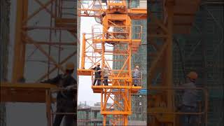 How to increase tower crane working height towercrane [upl. by Dachi]