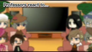 Professors react to🦁🐍🦅 🦡Read disc [upl. by Ludlow]