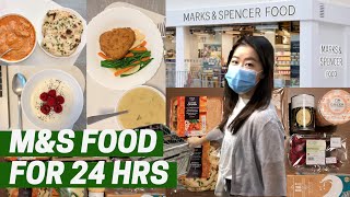 I ate ONLY Marks amp Spencer Food for a day  Overpriced Healthy [upl. by Rossie]