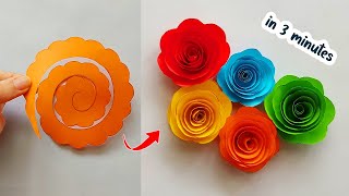 HOW TO MAKE JISOO FLOWER 🌹 Paper Flower Making paper flower tutorial [upl. by Del]