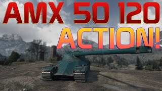 AMX 50 120 in ACTION  World of Tanks [upl. by Sanjiv]