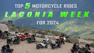 Top 5 Motorcycle Rides for LACONIA Motorcycle Week 2024 [upl. by Ennyroc184]