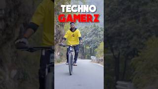 Techno Gamerz Cycle Stunt Accident😱 shorts technogamerz nuwaygamer [upl. by Bel]