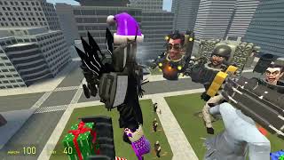 NEW TRI TITAN MK2 MECHA vs ALL SKIBIDI TOILET BOSSES In Garrys Mod 134 [upl. by Alicirp506]