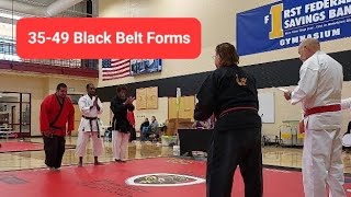 Black Belt Men 3549 Forms at the Back to School Brawl 2024 [upl. by Acinod186]