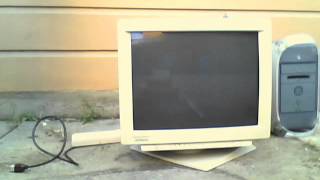 1992 Hitachi SuperScan Supreme 21 CM2187MU CRT Monitor Test [upl. by Lindon]