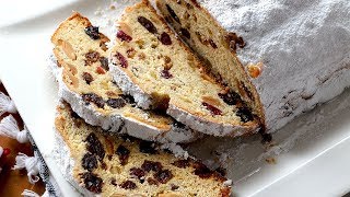 STOLLEN  Pan dulce alemán Recetas de postres de Navidad [upl. by Robinia]