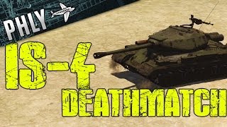 War Thunder Tanks  IS4 Deathmatch Russian Tier 5 Heavy Tank War Thunder Ground Forces [upl. by Albertina155]