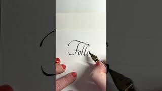 Handgeschriebener Text calligraphy italiccalligraphy schreiben kalligraphie handwriting ink [upl. by Nohtan]