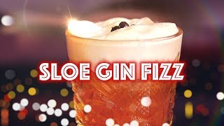 HOW TO MAKE A SLOE GIN FIZZ [upl. by Harmonie431]