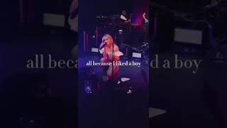 sabrina carpenter  all because i liked a boy live [upl. by Jedlicka366]