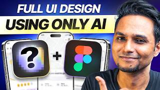 I Built An App UIUX Design Using ONLY AI In 30 Minutes 🤖💻  Saptarshi Prakash [upl. by Kilk]