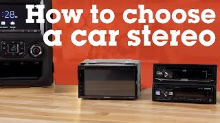 How to Choose a Car Stereo  Crutchfield [upl. by Alejandra192]