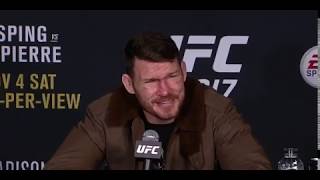 Michael Bisping vs GSP Post Fight Press Conferences [upl. by Iain124]